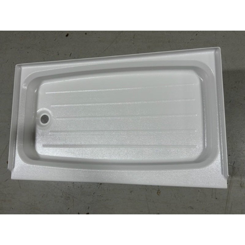 Bathroom Shower Pan 24″X40″ – White – Van Life, RVs, Travel Trailers, 5th Wheels and Motorhomes – 210369