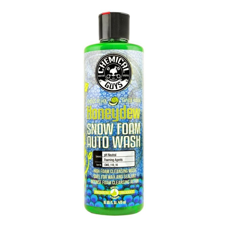 CHEMICAL GUYS HoneyDew Snow Foam Extreme Suds Cleansing Car Wash Soap Shampoo 16oz.