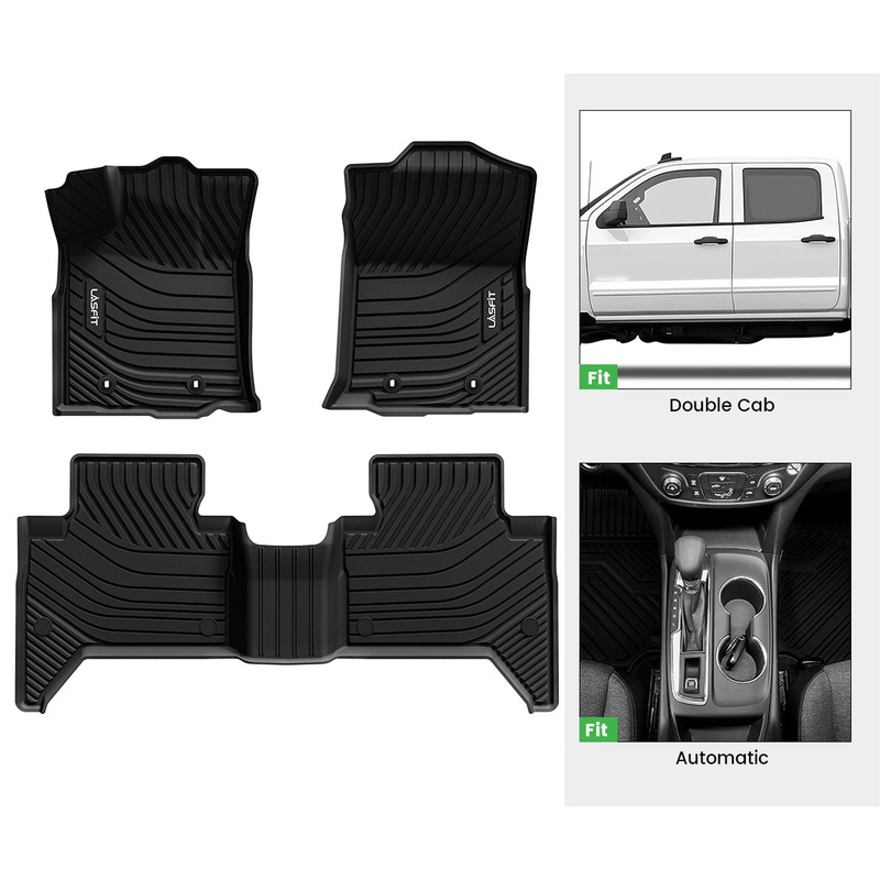 Fit for 2016-2023 Toyota Tacoma Floor Mats, Fit Automatic Transmission ONLY