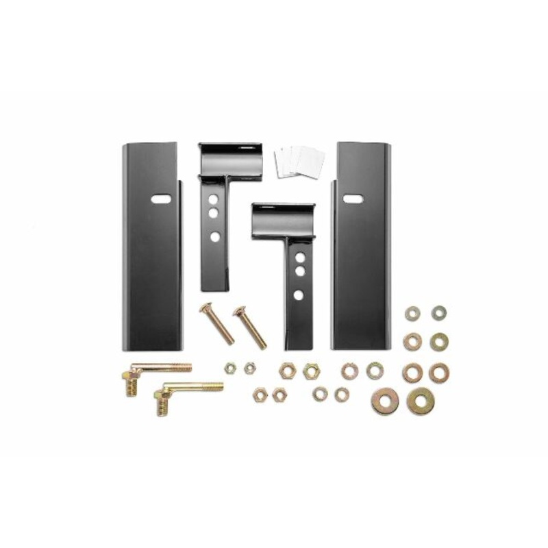 RealTruck Backrack Hardware Kit Compatible with use w/Standard Bed, Black, No Drill | 30117 | Compatible with RAM 2500/3500 All Beds;  RAM 1500 6.5′ & 8′ Bed 2002-2025