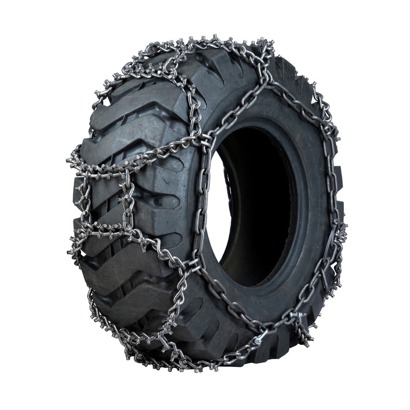 16.00-20 Quality Chain Loader-Grader Norsemen Studded H-Pattern- 11MM – 1 Pair