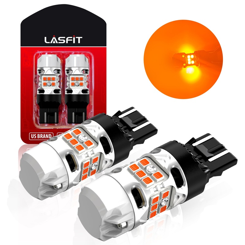 7440 7443 LED Turn Signal Bulbs CanBus-Ready Amber | T3 Series