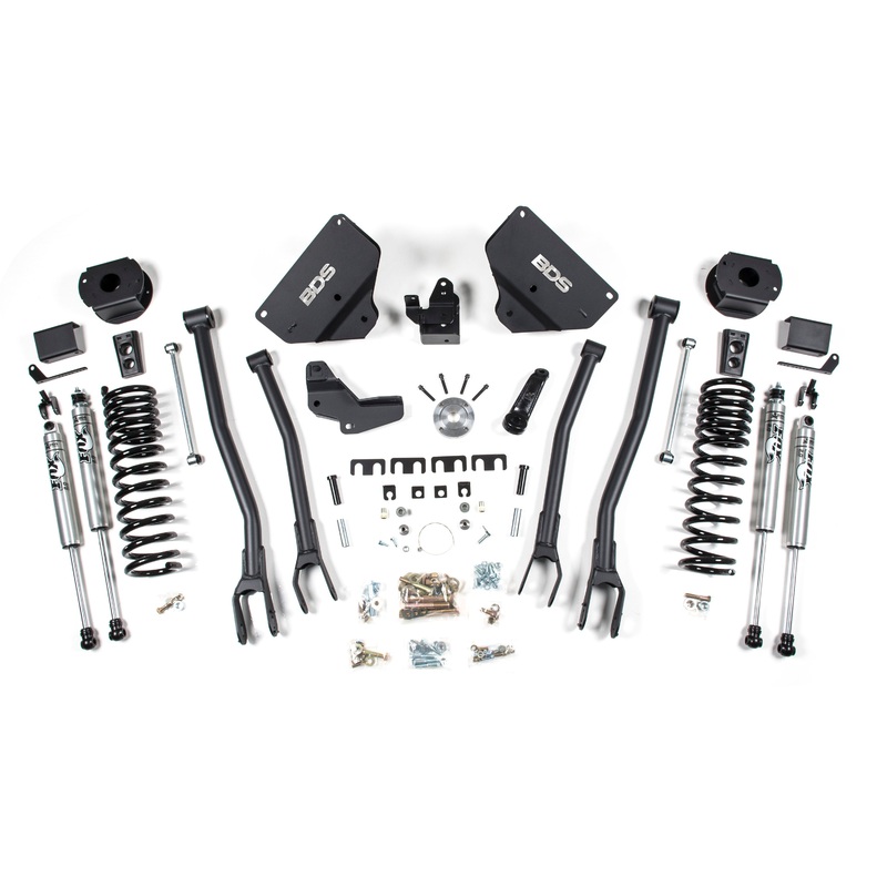 BDS Suspension 4″ 4-Link Suspension System | 2014-2018 Ram 2500 4WD (Diesel) w/ Rear Air Ride 1632H