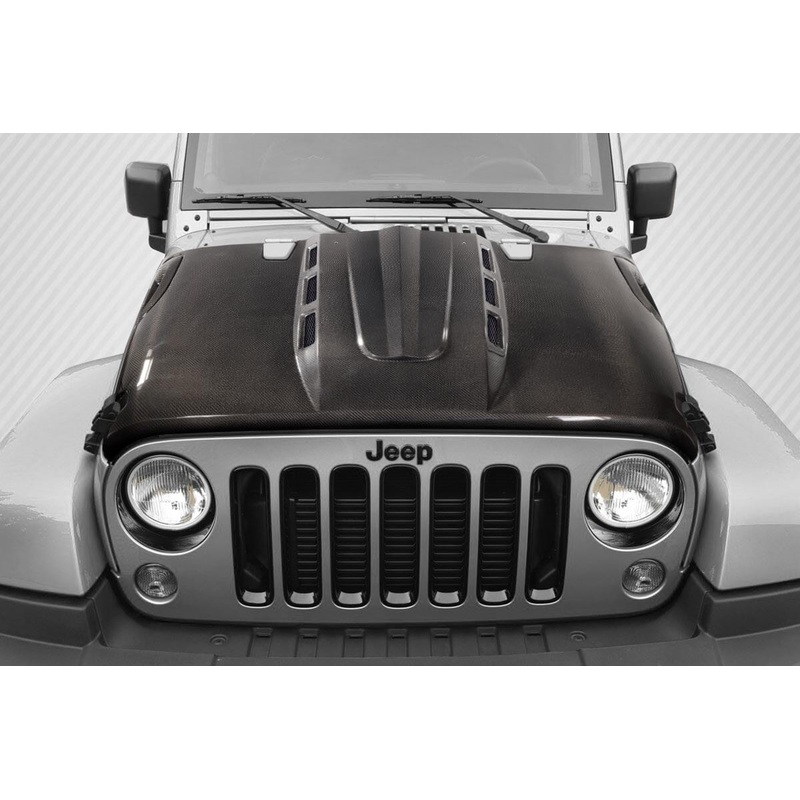 CARBON CREATIONS 2007-2018 Jeep Wrangler JK Avenger Carbon Fiber Hood