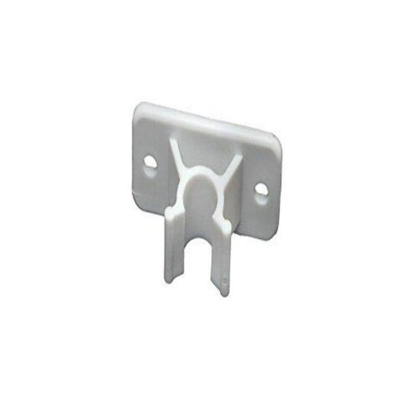 RV Designer E242, Plastic Door Holder, Clip Only, White, Use with E241, Entry Door Hardware