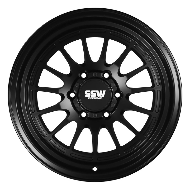 SSW Off-Road Dakar Wheel / Matte Black / 17X9.0 -25