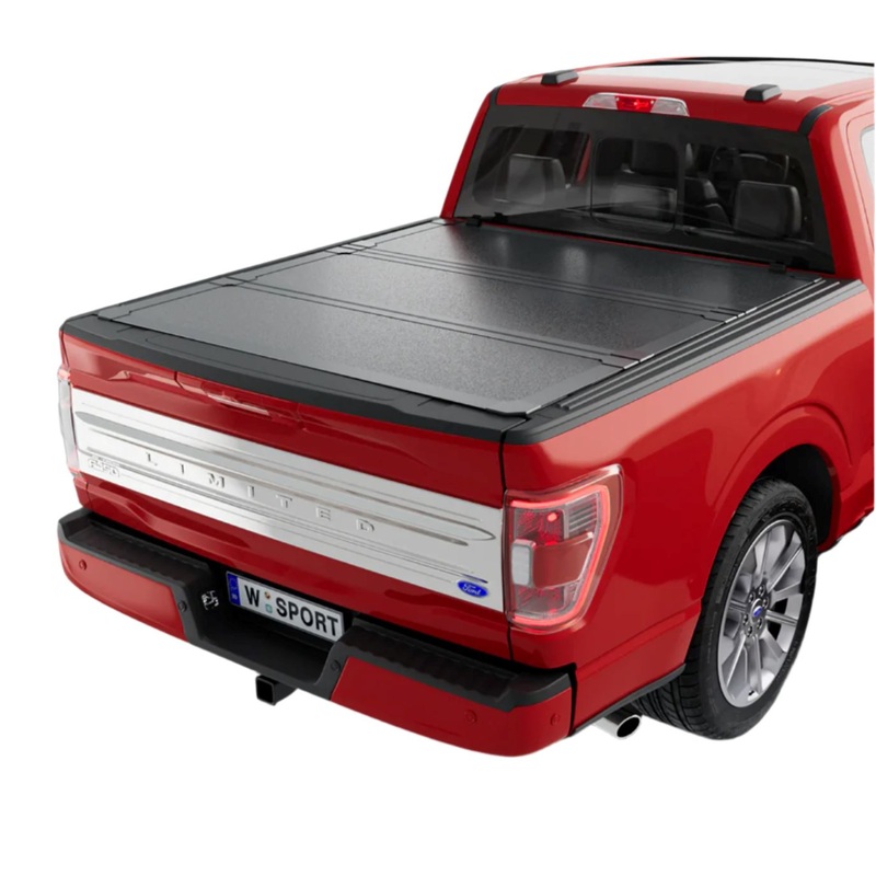 Tonneau Covers I WORKSPORT 2009-2014 Ford F-150 AL3 PRO Quick Latch Aluminum Trifold Hard Tonneau Cover