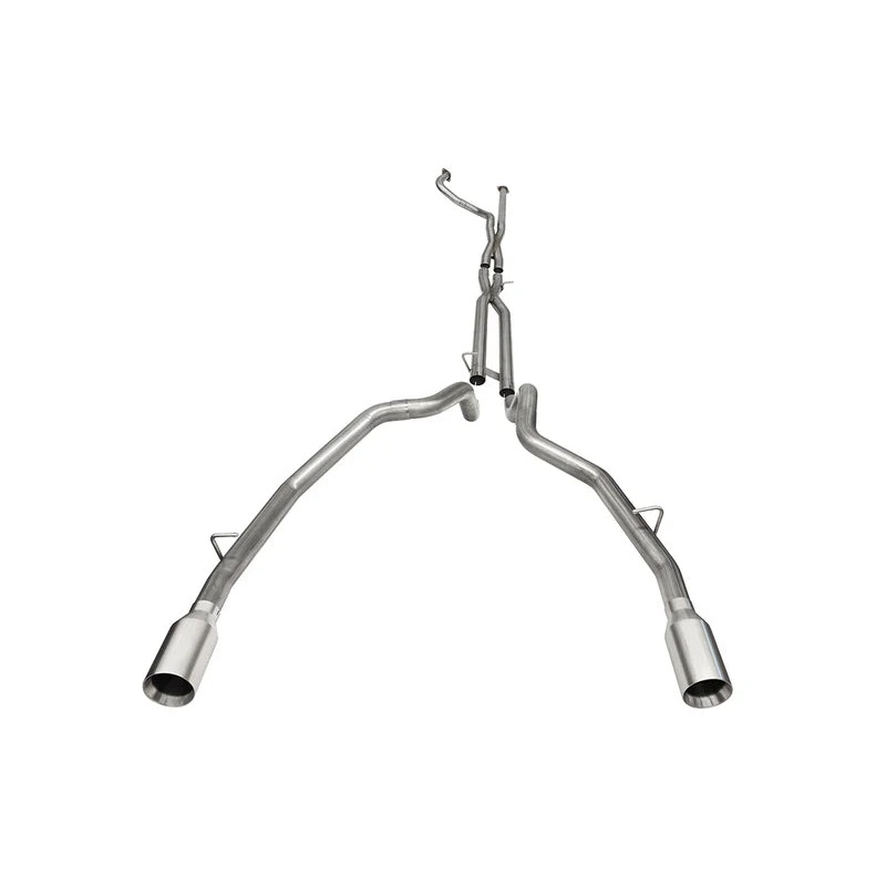 Corsa Performance – Muffler Delete / 3.0 in Cat-Back DRE 5.0 in Single Tips | 2021-2024 RAM 1500 TRX 6.2L 145WB