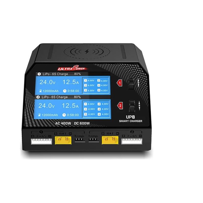 Ultra Power UP8 400W/600 W Dual Port Charger