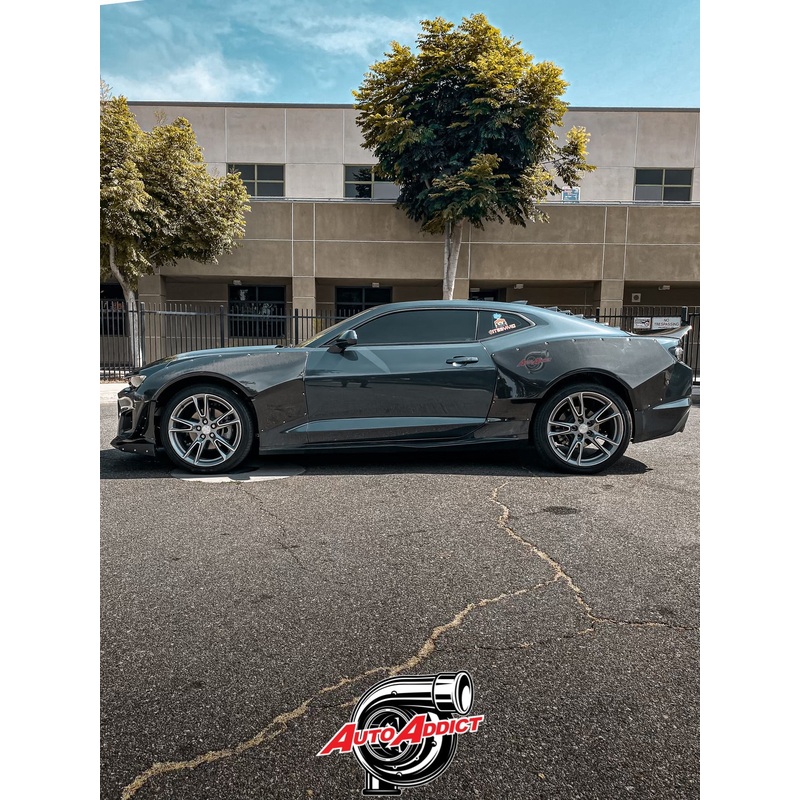2016-2024 Chevy Camaro Carbon Fiber Wide Body Fenders + Custom Canards LS / LT / RS  / SS / ZL1
