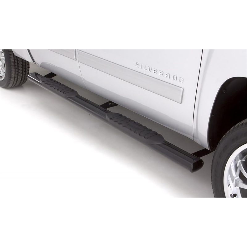 5 In Oval Straight Nerf Bars Steel Black 24077002