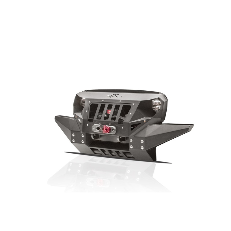 Fab Fours GR1010-1 Grumper Grill/Front Bumper Fits 07-18 Wrangler (JK)