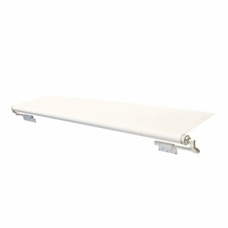 Solera 5000 Series Slide Topper Awning, White – 7′ (6’7″ Fabric)  Heavy-Duty, Durable Slide-Out Protection  Made from Cold-Crack-Tested 13.5 oz. Vinyl with Leak-Proof, Welded Seams  V000163285