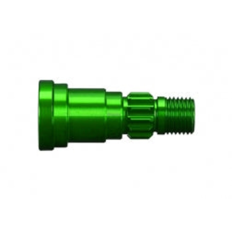 Traxxas stub axle alum green