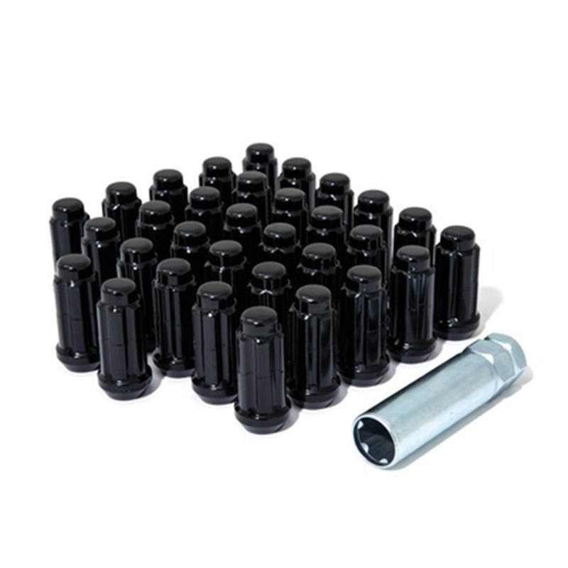 14×2 Gorilla Automotive Black 32 Lug Kit With Key