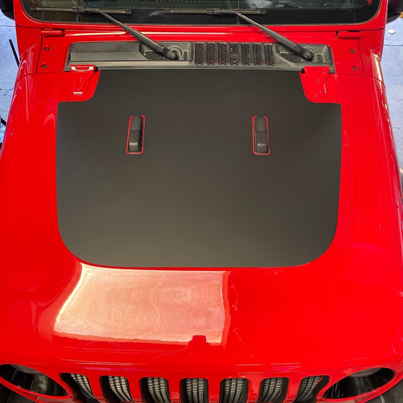 Beyond Wraps Hood Stamp for Jeep Wrangler JL (2018-2025)