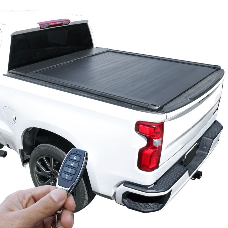 Tonneau Covers I SYNETICUSA 2007-2025 Nissan Titan ER-PRO Series Electric Retractable Tonneau Cover