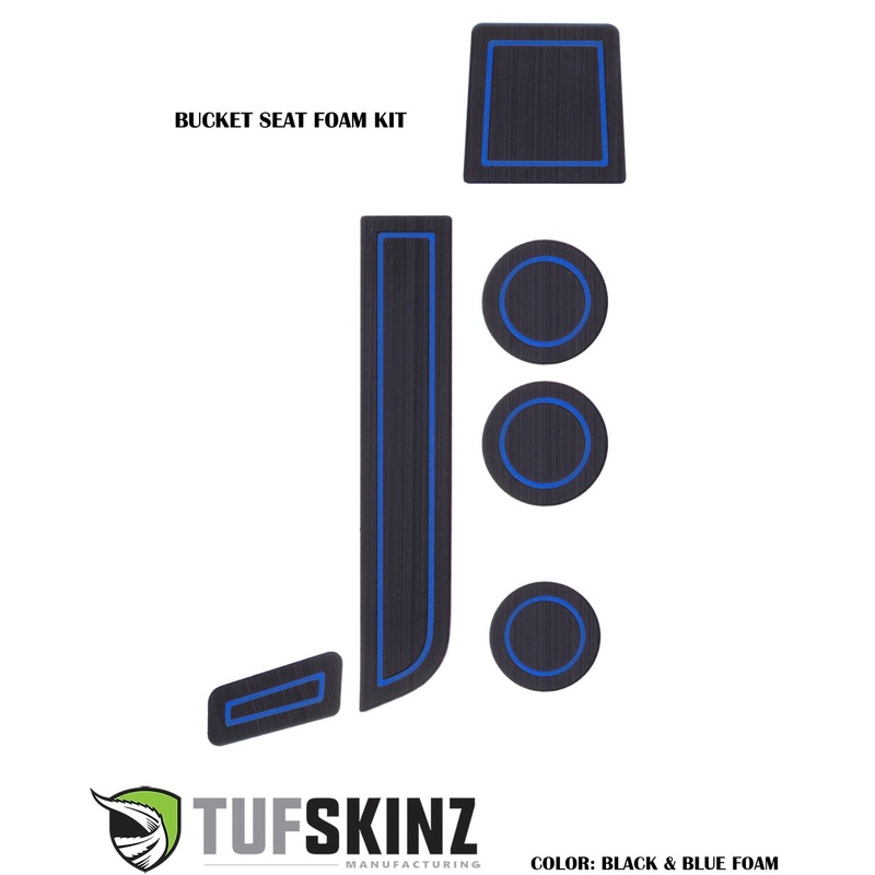 Tufskinz Bucket Seats Interior Cup Holder Foam Inserts for Tundra (2007-2013)