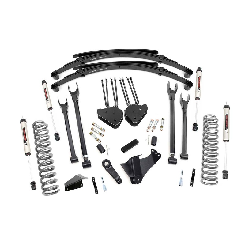 8 Inch Lift Kit | 4 Link | RR Springs | V2 | Ford F-250/F-350 Super Duty (05-07)