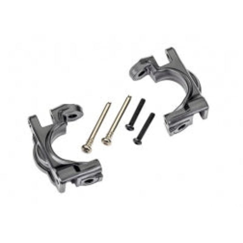Caster blocks (c-hubs), extreme heavy duty, gray (left & right)
