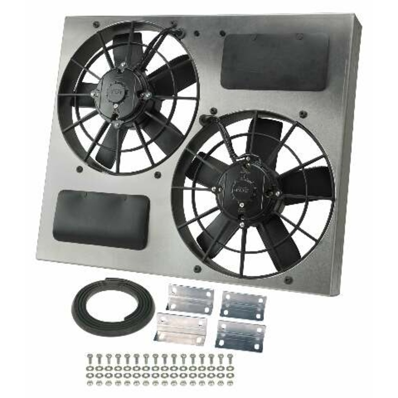 DUAL RAD FAN/ALUM SHROUD ASSM