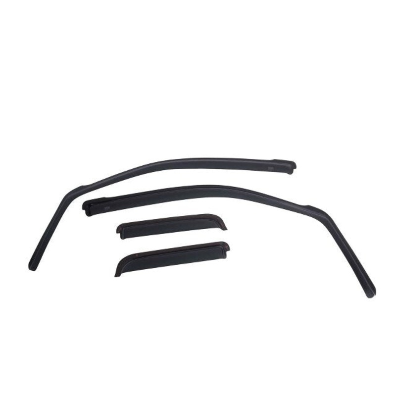 EGR 573555 Window Visors Full Set Truck Accessory With Smooth Matte Finish, Compatible Compatible with Select  to  Ford Ranger Models 2022