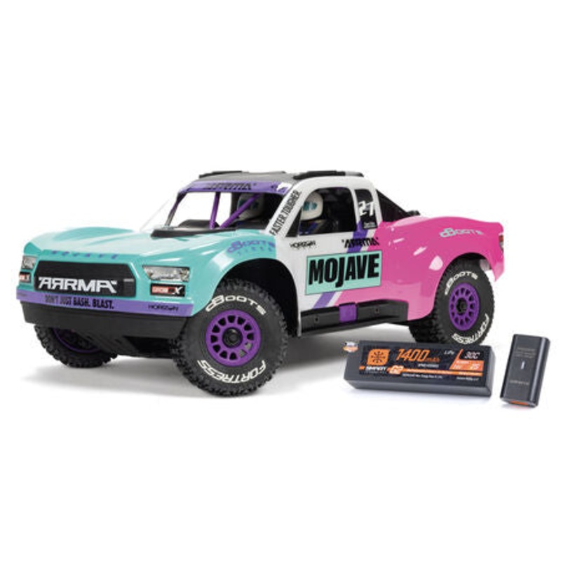 Mojave GROM 4×4 223S BLX Brushless Small Scale Desert Truck RTR With DSC, Teal