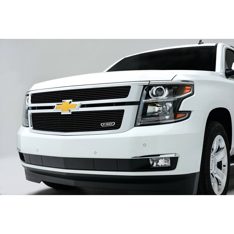 T-REX Grilles 21055B Black Aluminum Horizontal Grille Fits 2015-2020 Chevrolet Suburban LT Suburban LTZ