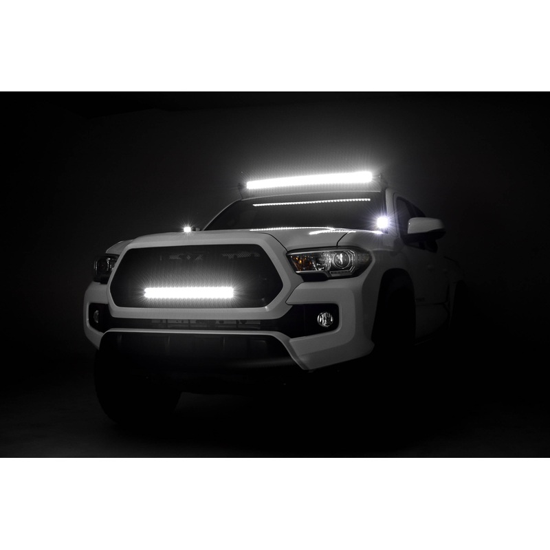ZROADZ Z339101 Black Mild Steel Front Roof LED Bracket Fits 2005 -2023 Toyota Tacoma