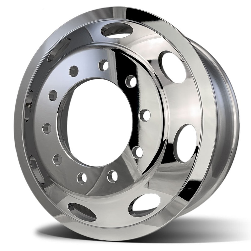 22.5×8.25 NORTHSTAR 10X285MM HUB PILOT MIRROR POLISHED BOTH SIDES “OVAL HOLE”