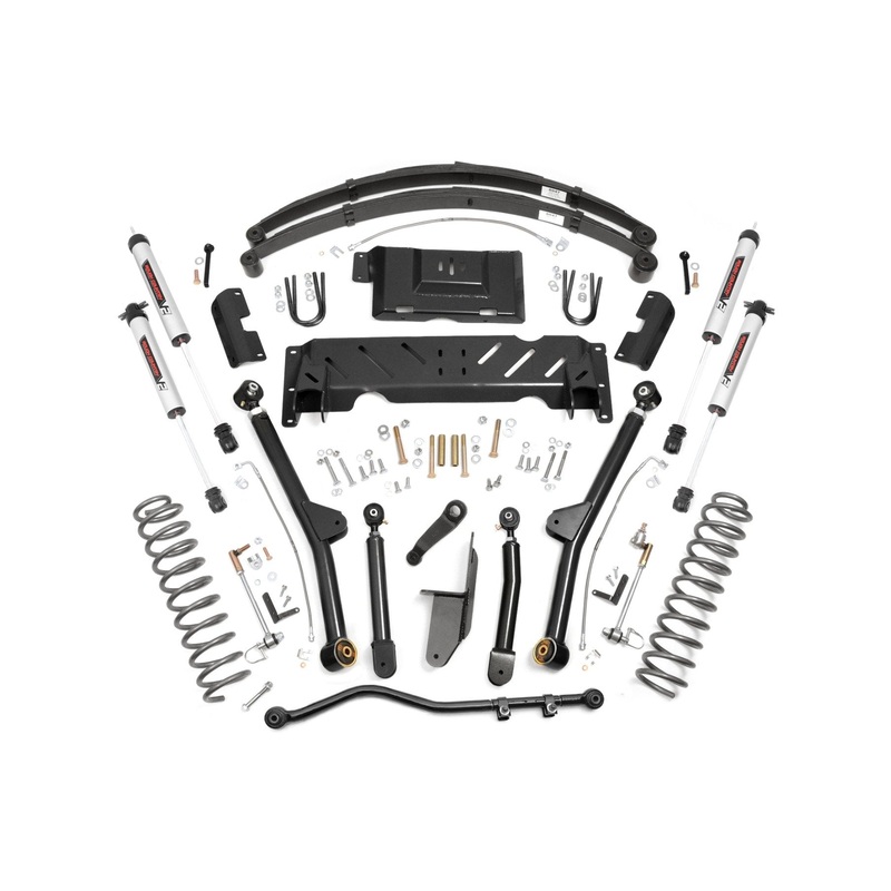 4.5 Inch Lift Kit | Long Arm | RR Leafs | NP242 | V2 | Jeep Cherokee XJ (84-01)
