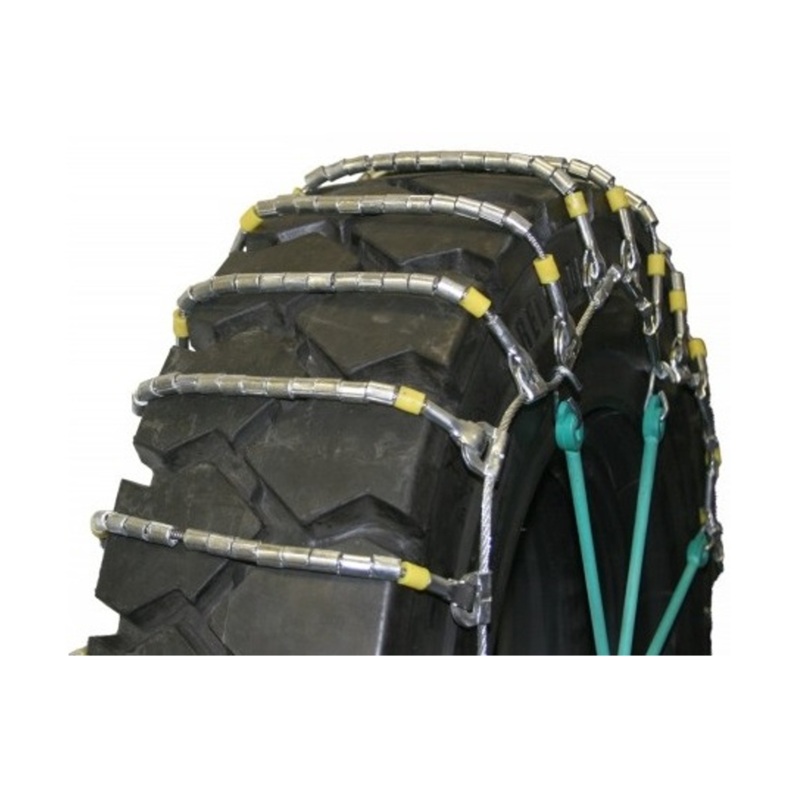 6.50×10 Quality Chain Forklift Cable 4 Links Industrial Forklift Universal Cable Chains – 1 Pair