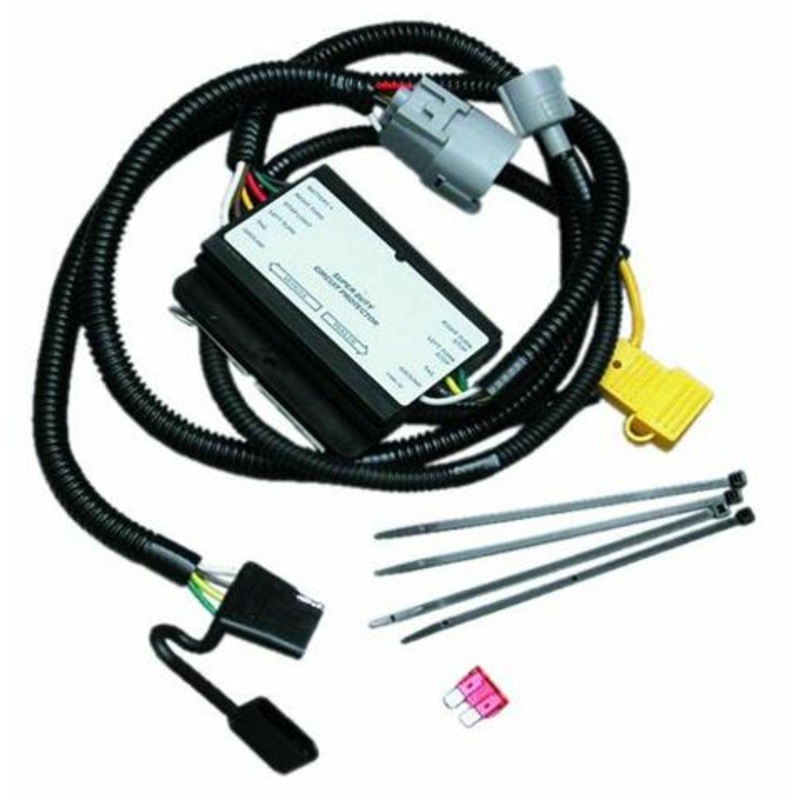 Draw-Tite Tekonsha 118378 T-One T-Connector Harness, 4-Way Flat, w/Circuit Protected ModuLite Module, Compatable with 2001-2002 Toyota Tundra