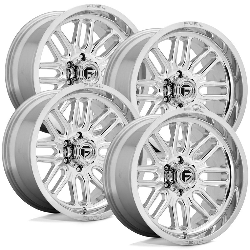 Fuel Ignite D721 Polished Aluminum Ford SRW Wheel Kit (8×170)
