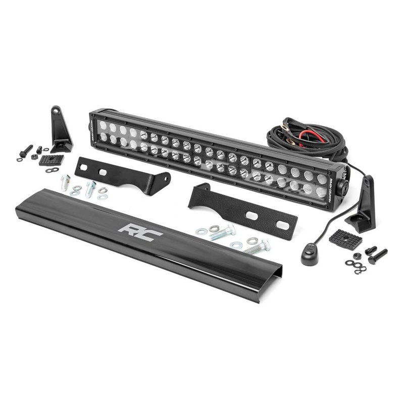 LED Light Kit | Bumper Mount | 20″ Black Dual Row | Jeep Grand Cherokee WK2 (11-20)