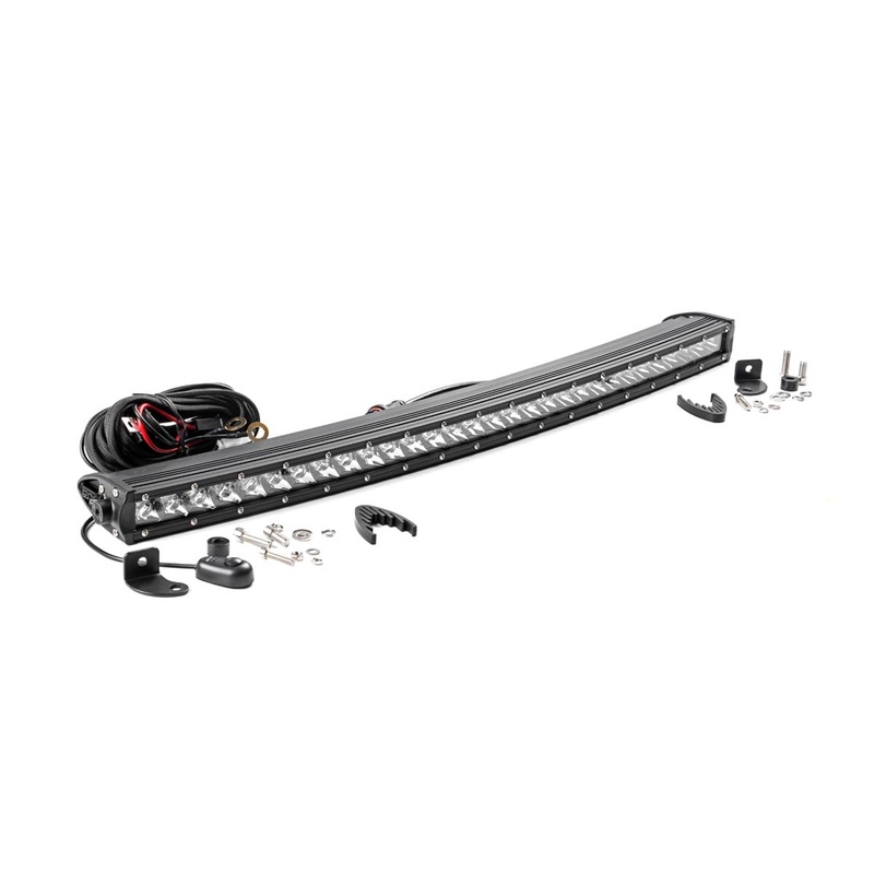30 Inch Chrome Series LED Light Bar | Curved | Single Row