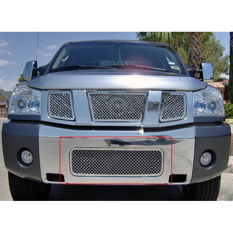 APS GR14GED13S Lower Bumper Mesh Grille Fits 2004-2007 Nissan Armada