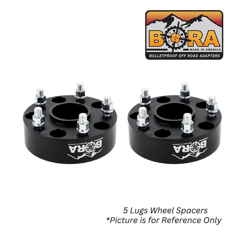 BORA 2018-2025 JEEP Wrangler JL Aluminum 1.5″ Wheel Spacers  (Bolt Pattern 5×127 / Hub Bore 71.5) (Sold by Pair)