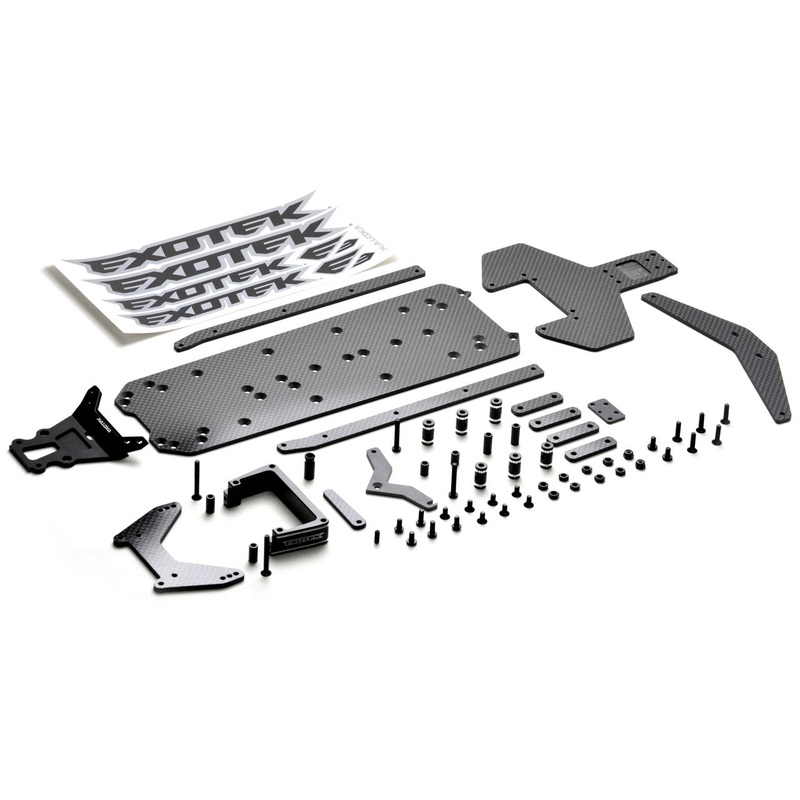 Exotek 22 Drag, ‘Vader’ Chassis Conversion, for TLR22 3.0 and