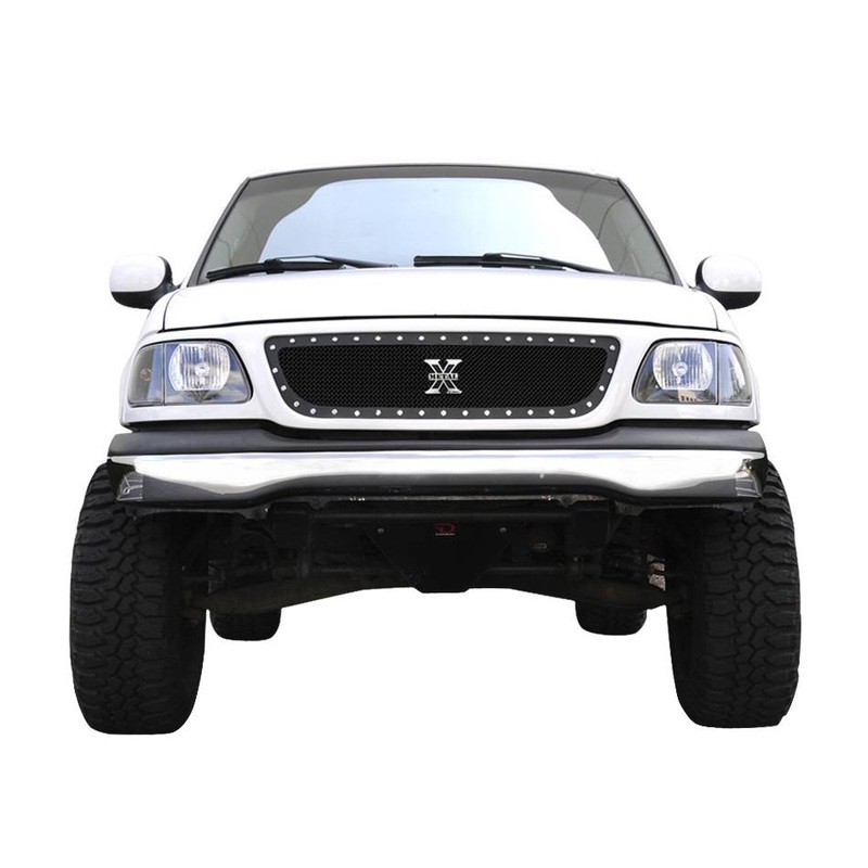 T-REX Grilles 6715801 Black Mild Steel Small Mesh Grille Fits 1999-2003 Ford F-150