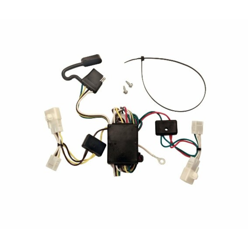 TEKONSHA 118308 T-One T-Connector Harness, 4-Way Flat, w/Converter, Compatable with 2002-2006 Toyota Camry Black
