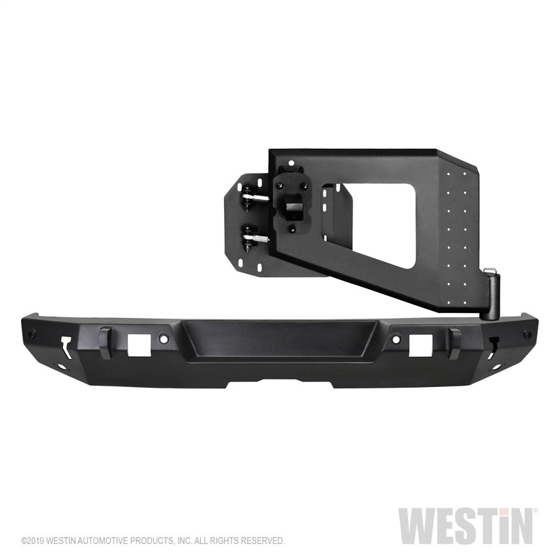 WJ2 Rear Bumper w/Tire Carrier w/Sensors 59-82055