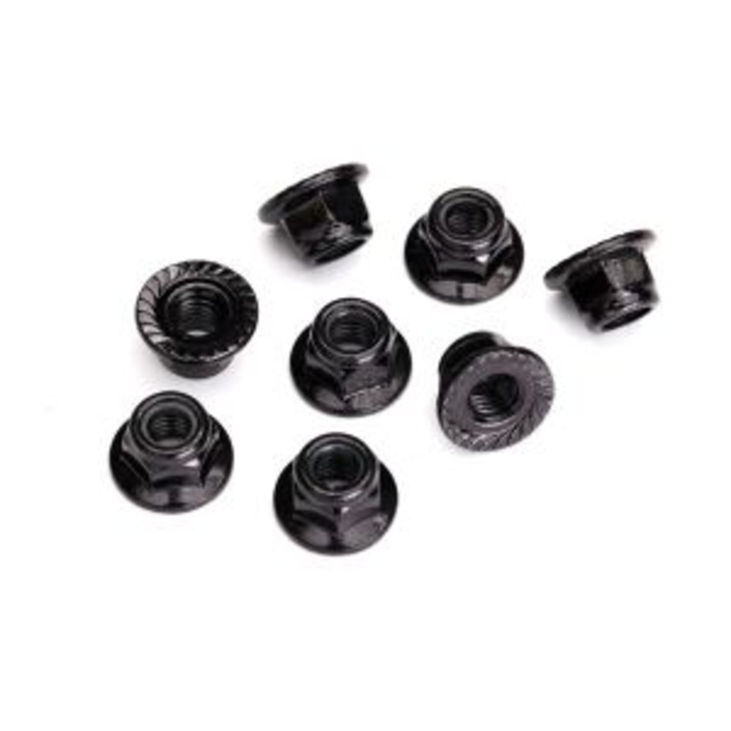 Traxxas nuts flanged locking steel 5mm