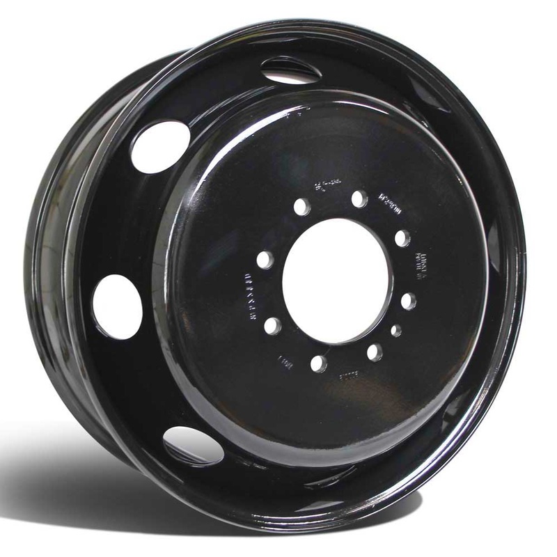 19.5×6.75 8x210mm Black Steel (Chevy/GM 3500 2011-Present)