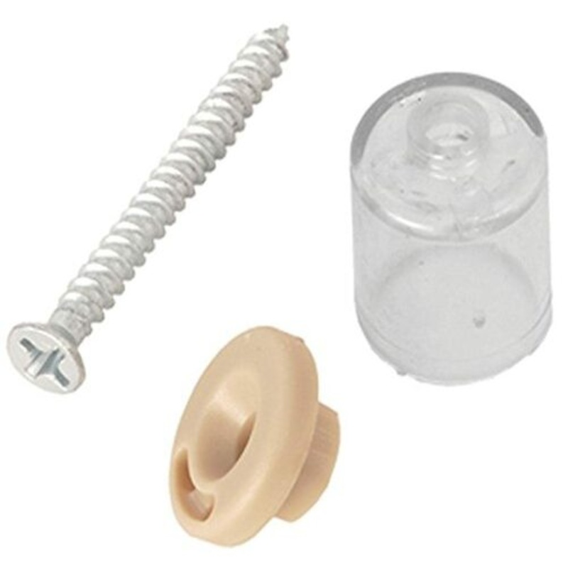 RV Designer A311, Pleated Shade Hold Downs, 2 Per Pack, Window Covering Hardware , Beige