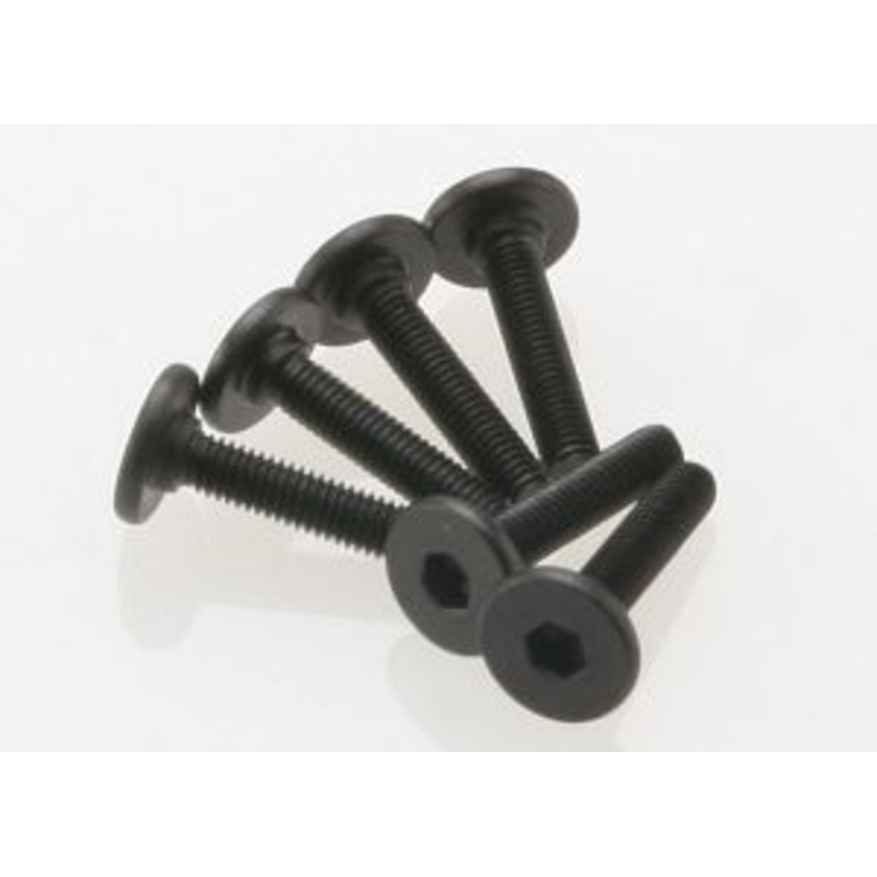 Traxxas Screws Flat-Head 3x15mm Hex