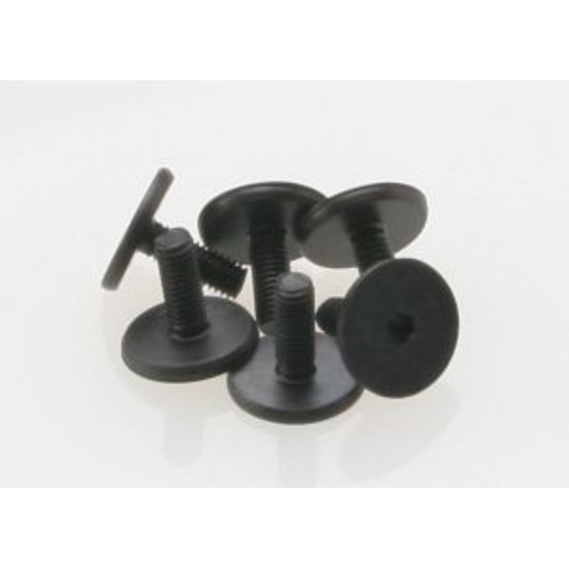 Traxxas Screws Flat-Head 3x8mm Hex (6)