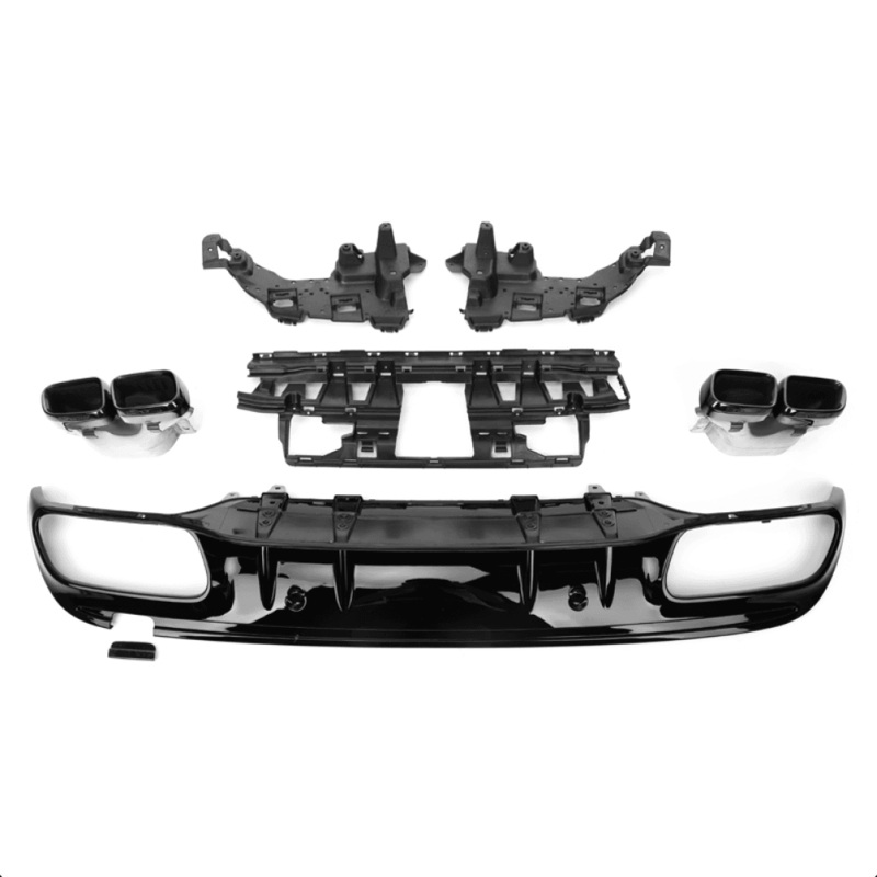 2019-2023 Mercedes-Benz C-Class C63 Style Gloss Black Rear Diffuser | W205