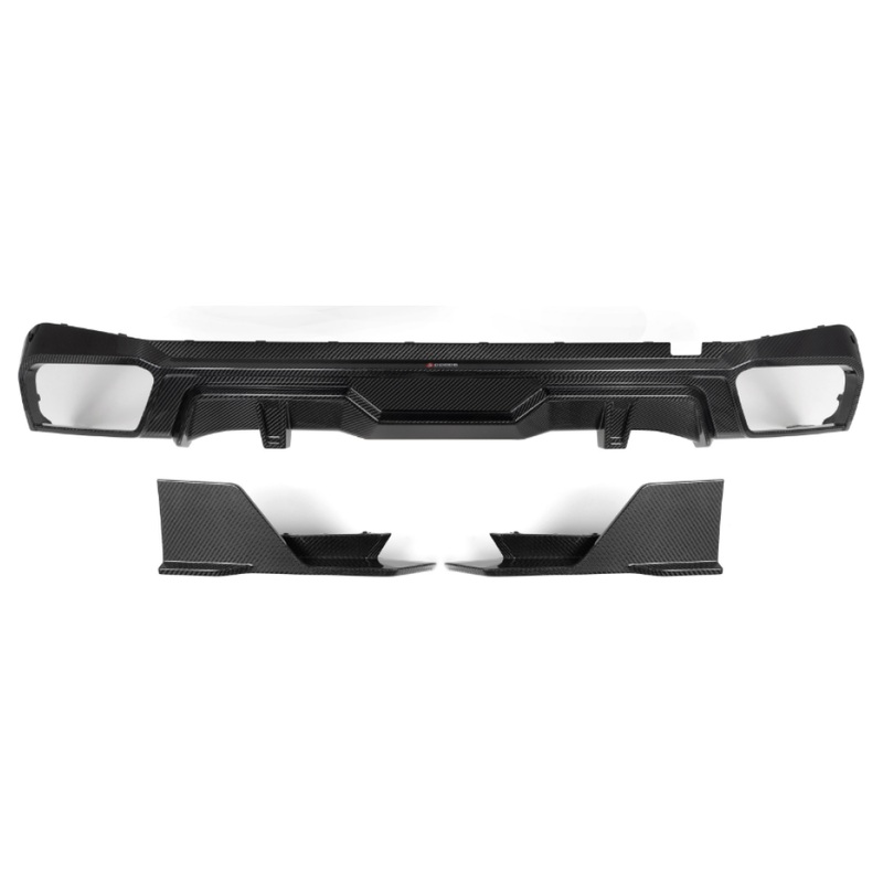 2024+ BMW X5 S Style Carbon Fiber 3 Piece Rear Diffuser | G05 LCI