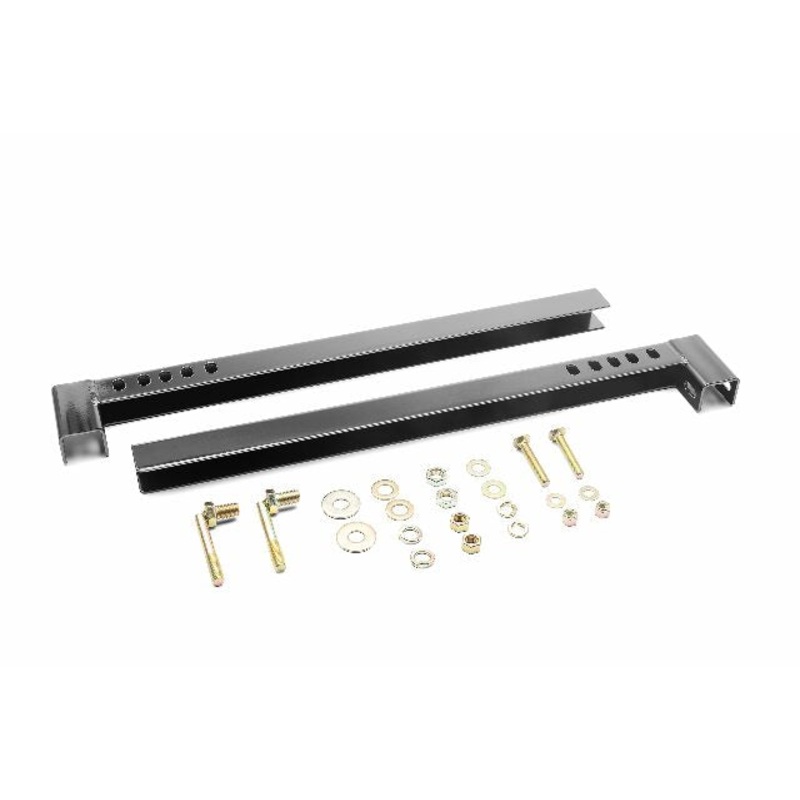 RealTruck Backrack Hardware Kit Compatible with use w/ 31″ Toolbox, Black, No Drill | 30117TB31 | Compatible with RAM 1500/2500/3500 2002-2025